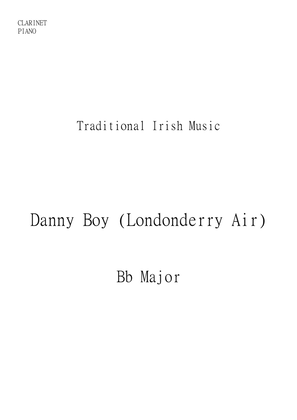 Danny Boy (Londonderry Air) Easy Clarinet and Piano duet in Bb major