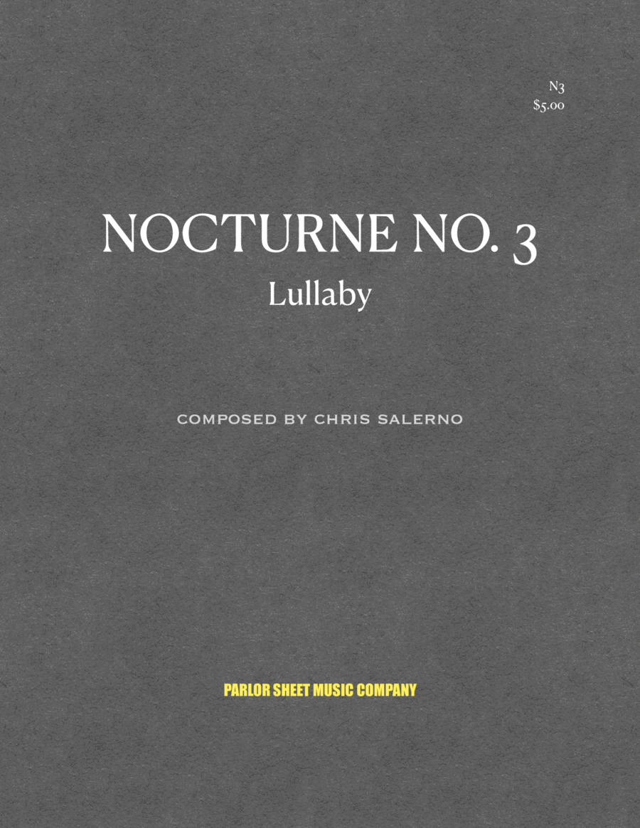 Nocturne No. 3 (Lullaby) image number null