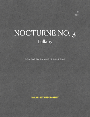 Nocturne No. 3 (Lullaby)