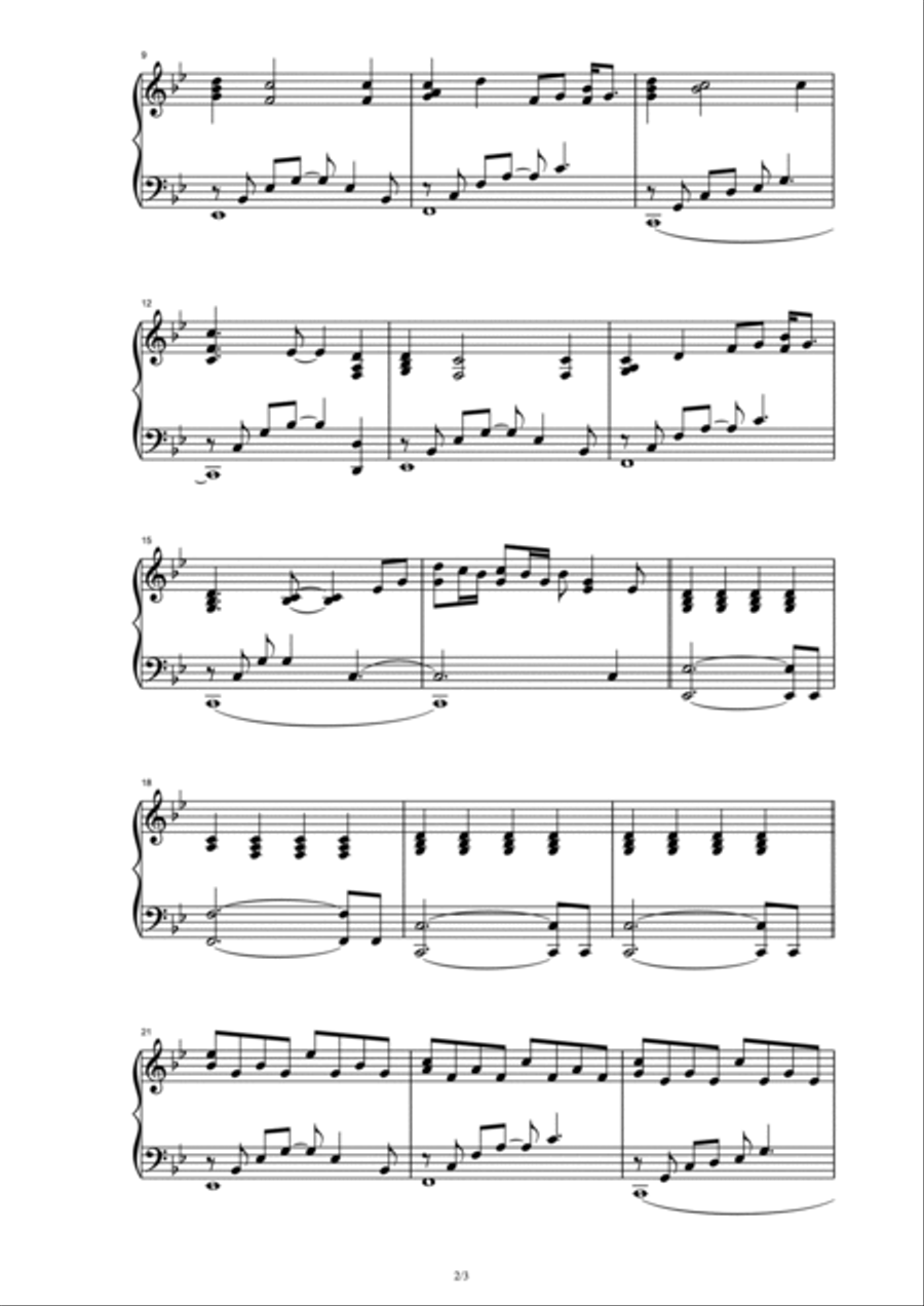 Lavender Haze Voice scores gallery preview page 2