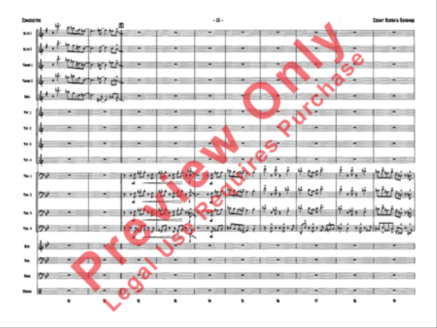 Count Bubba's Revenge Jazz Ensemble scores gallery preview page 12