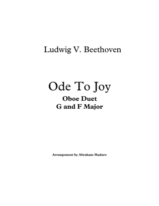 Beethoven`s Ode to Joy Oboe Duet-Two Tonalities Included