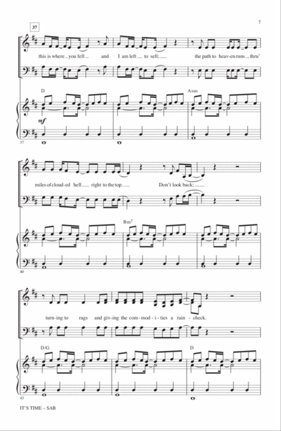 It's Time 3-Part scores gallery preview page 5