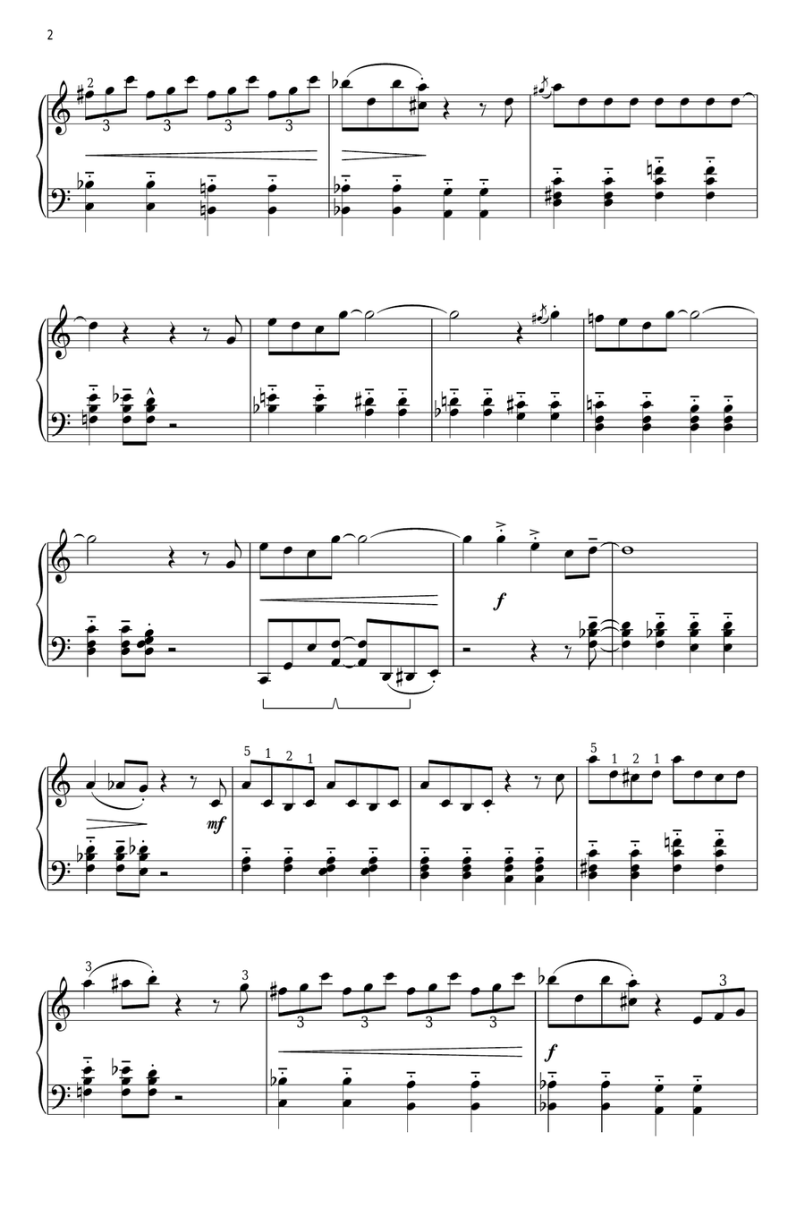 Baby, It's Cold Outside (arr. Phillip Keveren) Piano Solo scores gallery preview page 2