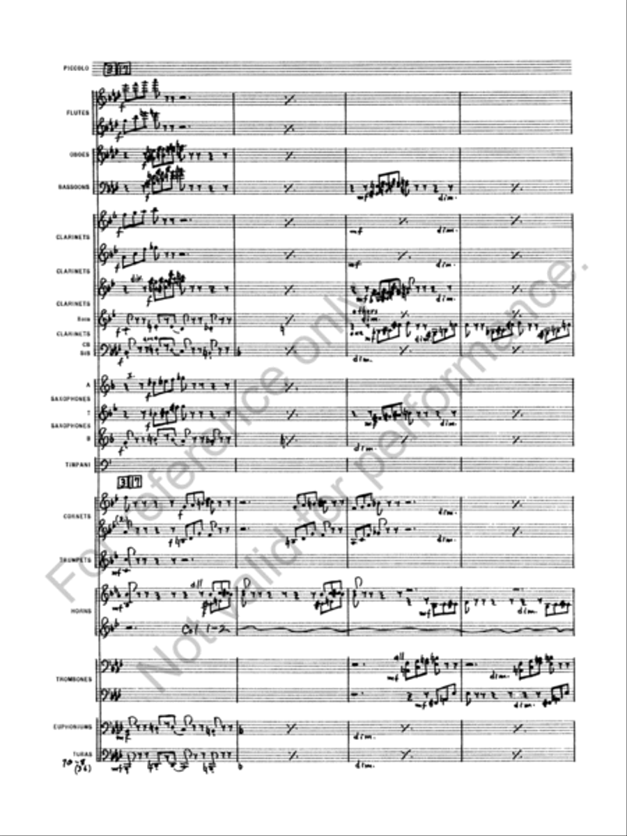 Symphony No. 6 Concert Band scores gallery preview page 10