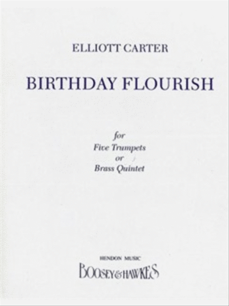 Birthday Flourish Birthday Flourish Brass Quintet scores gallery preview page 1