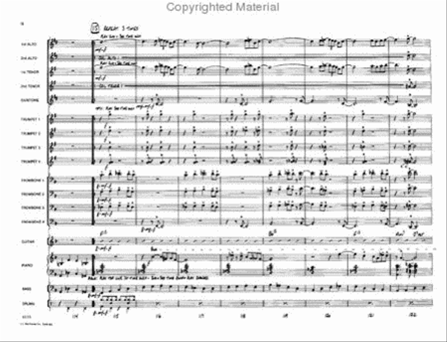 No Scuffle Shuffle Jazz Ensemble scores gallery preview page 16
