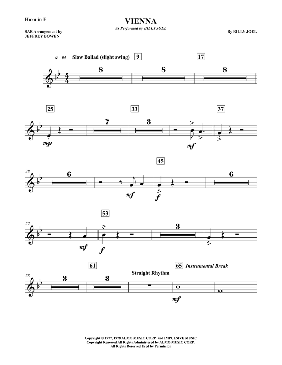 Vienna Concert Band scores gallery preview page 1