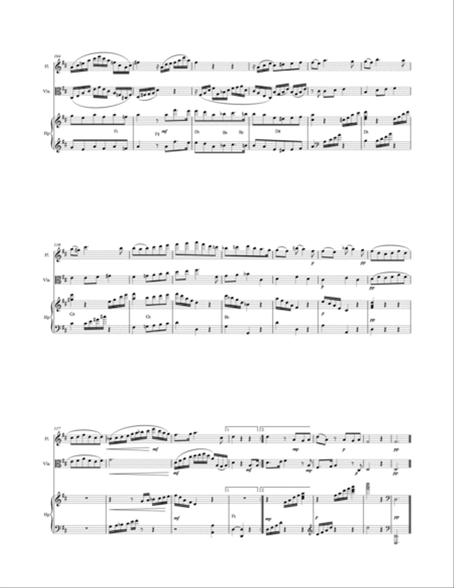 Sonata for Flute, Viola, and Harp