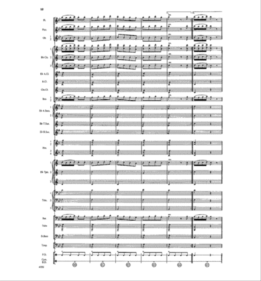 Farandole Concert Band scores gallery preview page 12