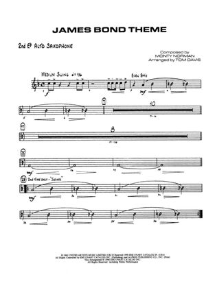 Book cover for James Bond Theme: 2nd E-flat Alto Saxophone