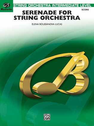 Book cover for Serenade for String Orchestra