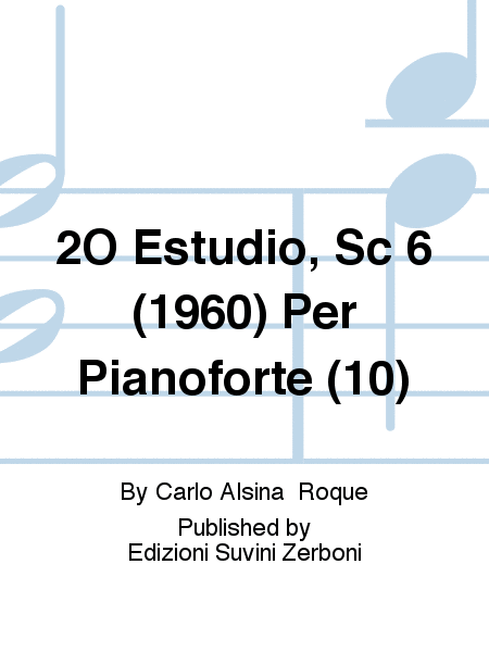 2O Estudio, Sc 6 (1960) Per Pianoforte (10)