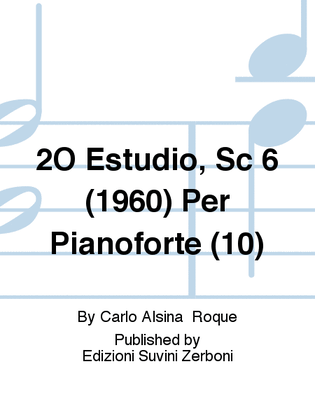 2O Estudio, Sc 6 (1960) Per Pianoforte (10)