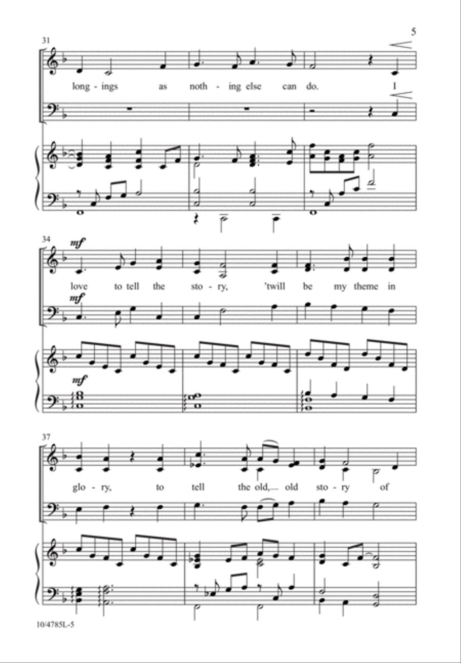 Tell the Story of Jesus 3-Part scores gallery preview page 5