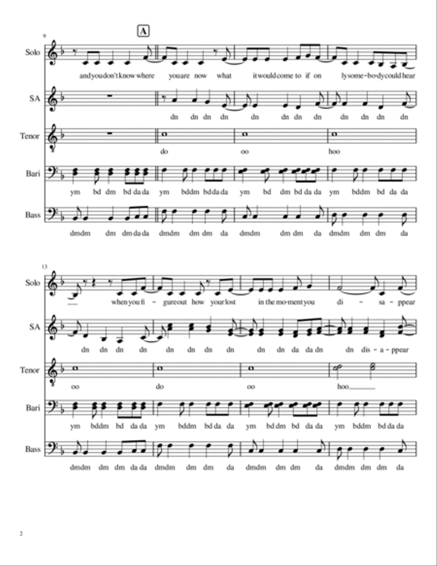 Make It Shine (victorious Theme) 4-Part scores gallery preview page 2