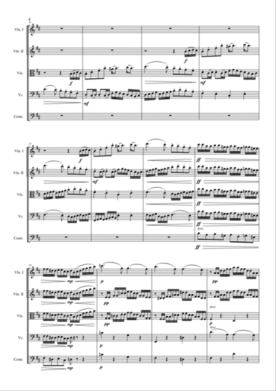 Filiberto PIERAMI: INTRODUZIONE ED ALLEGRO (op.23) (ES 532) - Score Only Full Orchestra scores gallery preview page 6