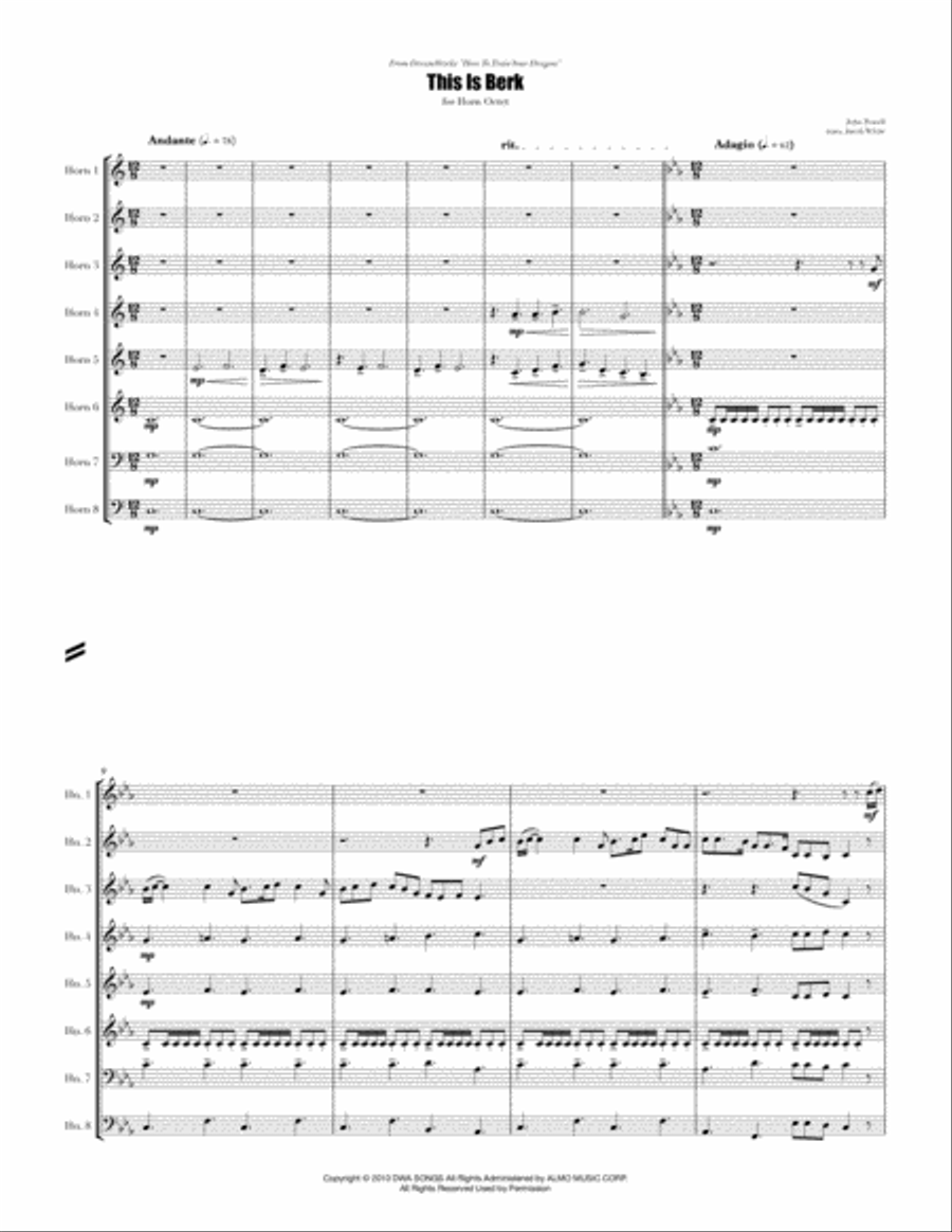 This Is Berk Horn scores gallery preview page 2