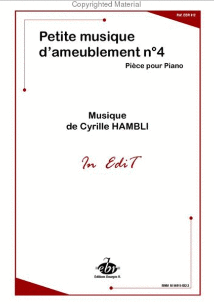 Petite Musique D'Ameublement No.4 image number null