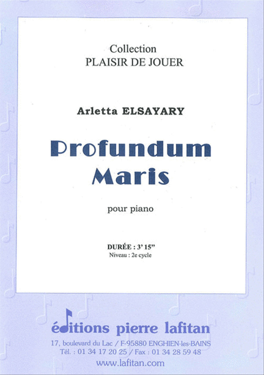 Profundum Maris Piano Solo scores gallery preview page 1