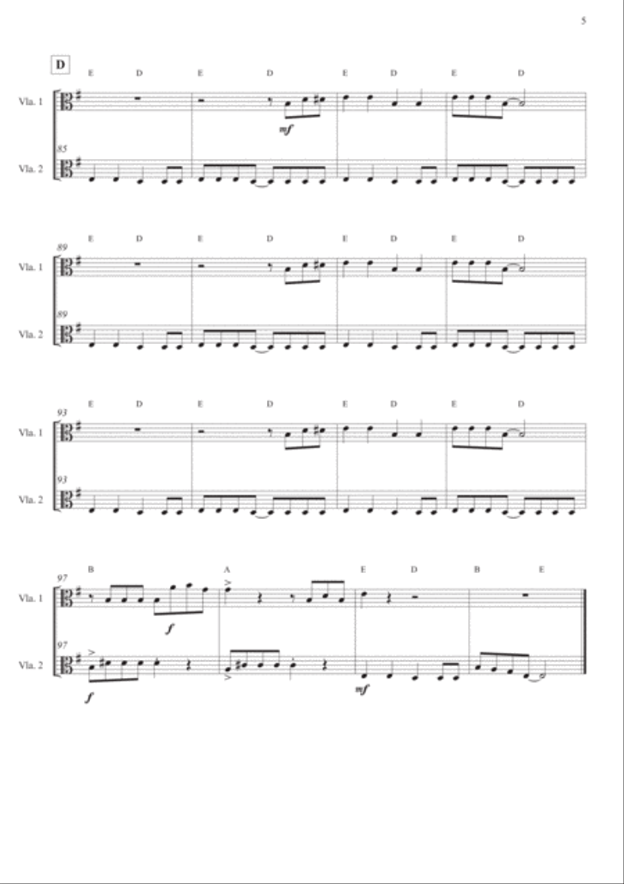 Goo Goo Muck Easy Piano scores gallery preview page 5
