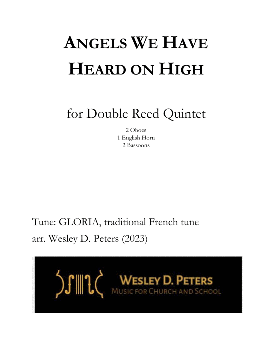 Angels We Have Heard on High (Double Reed Quintet) image number null