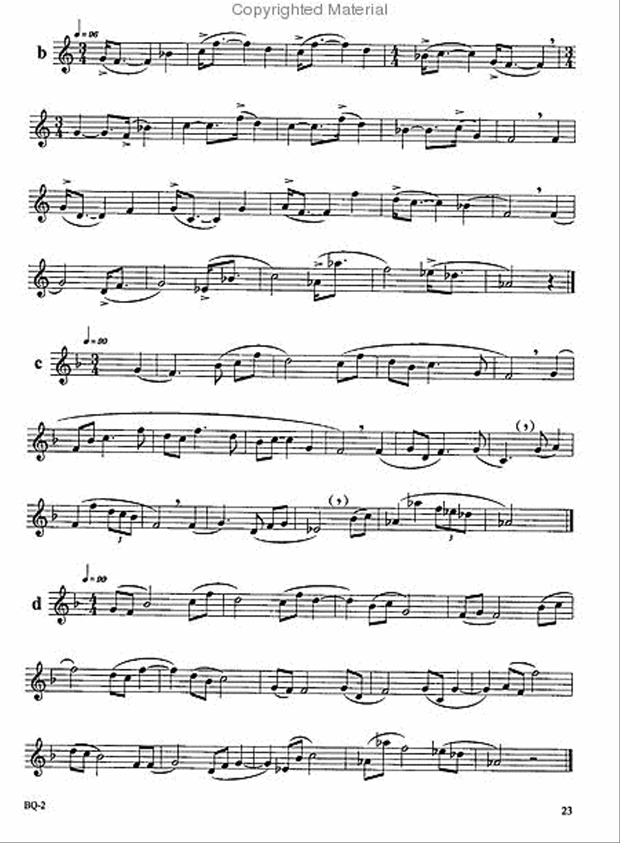 Audition and Performance Preparation for Trumpet School and Community scores gallery preview page 2