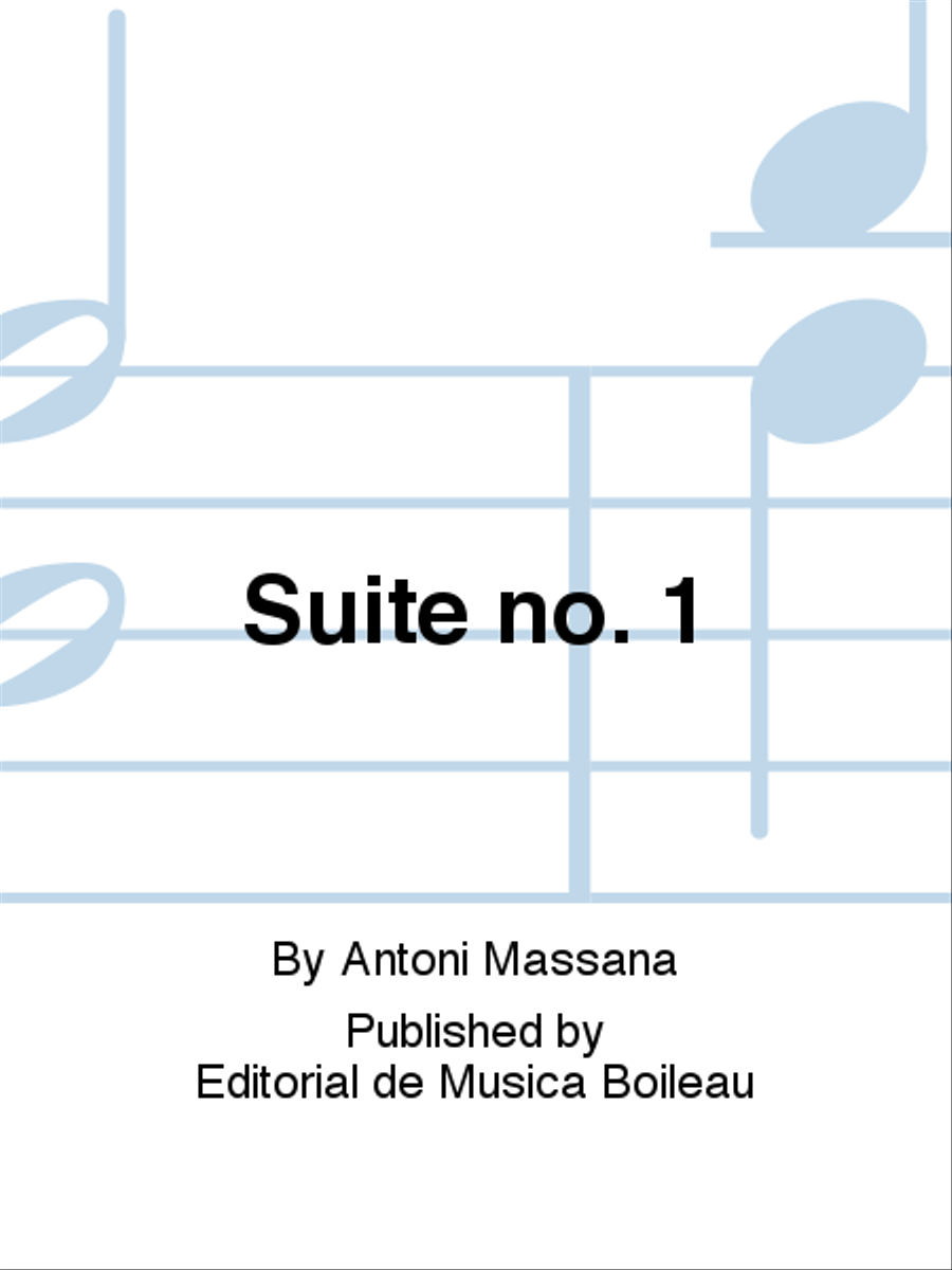 Suite no. 1 Piano Solo scores gallery preview page 1