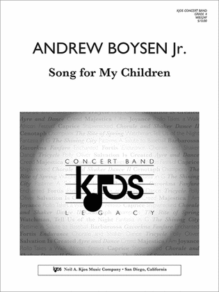 Book cover for Song For My Children - Score