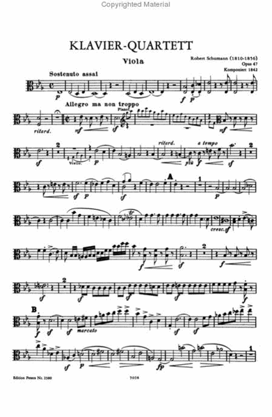 Piano Quartet, Opus 47