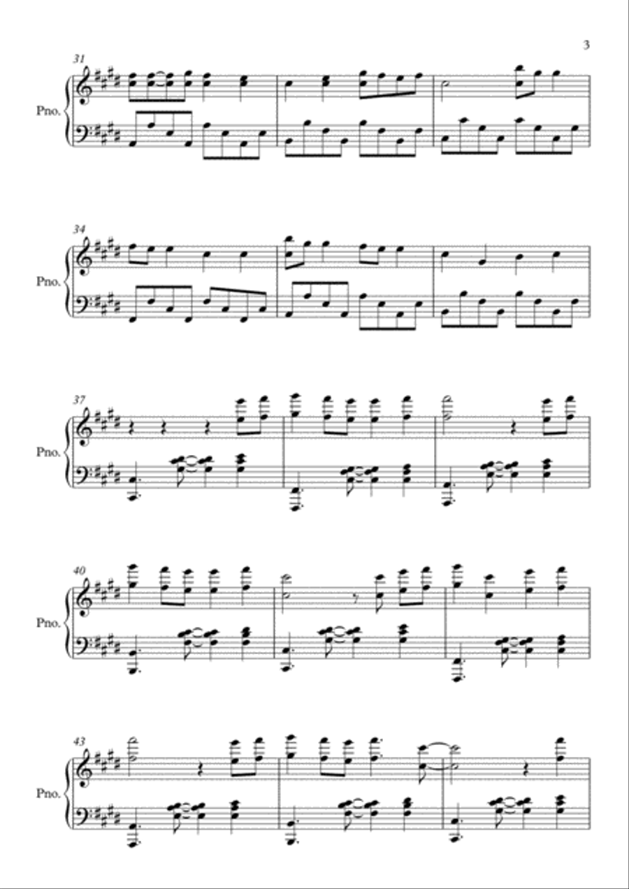 Shape Of You Shape Of You Piano Solo scores gallery preview page 3