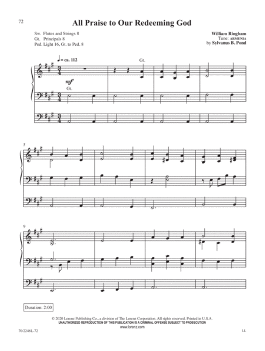 Pomp and Pageantry Organ Solo scores gallery preview page 15