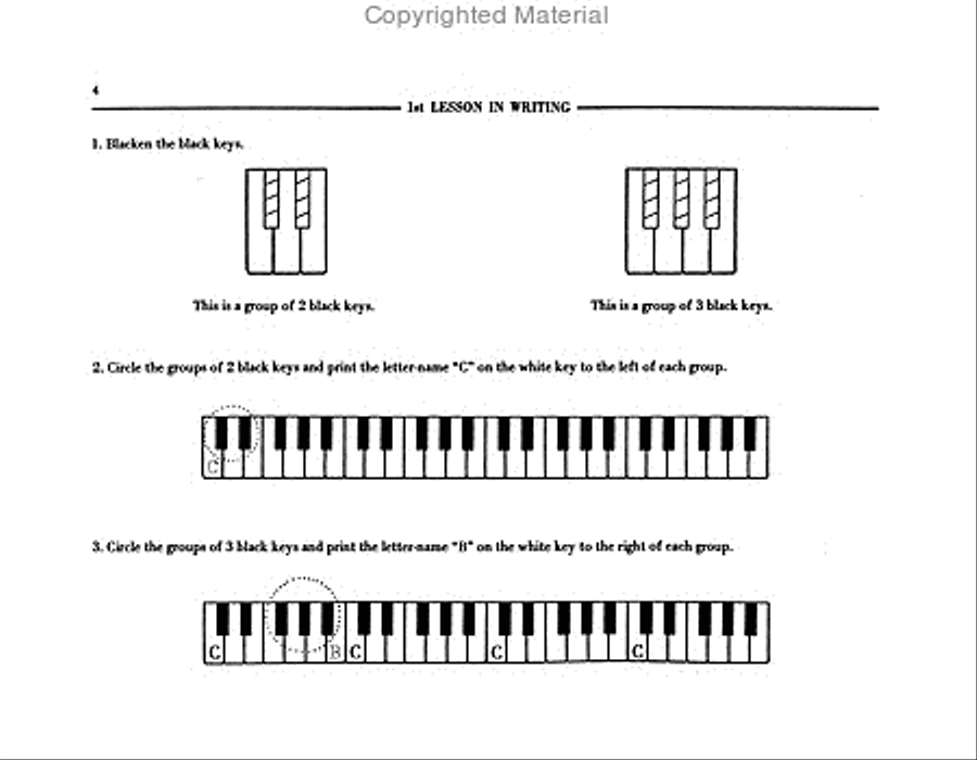 The ABC of Piano Playing - Book 1 Easy Piano scores gallery preview page 2