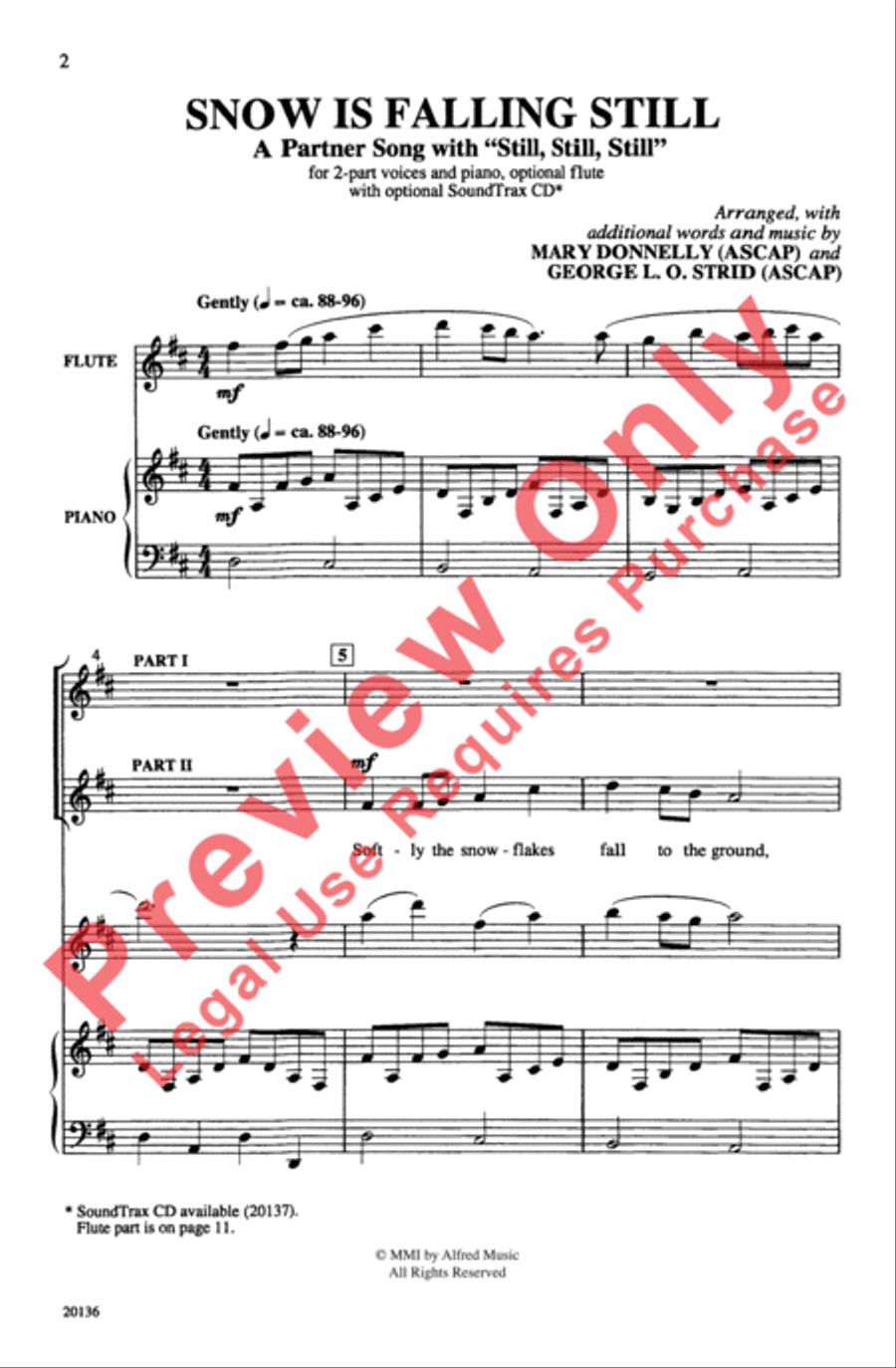Snow Is Falling Still Snow Is Falling Still 2-Part scores gallery preview page 2