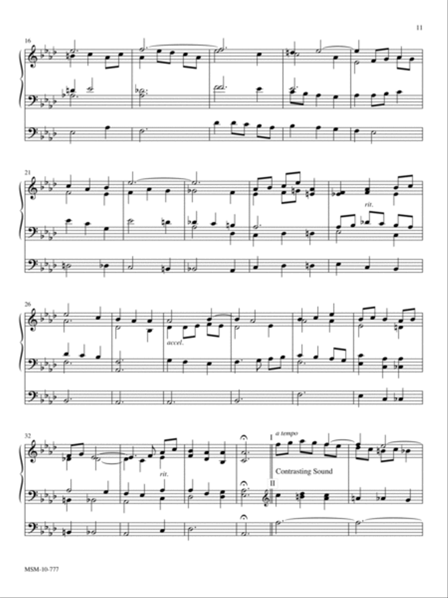 Be Thou My Vision Organ scores gallery preview page 2