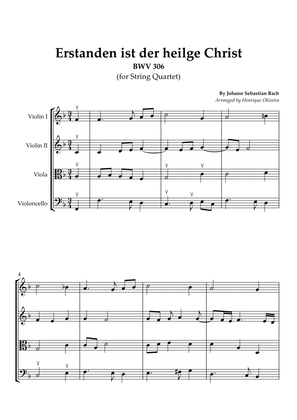 5 Bach's Chorals (String Quartet) - Beginner Level
