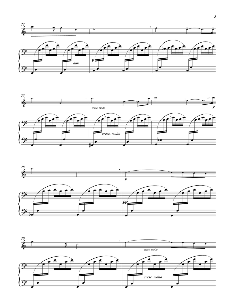 Ave Maria Ave Maria Flute Solo scores gallery preview page 3