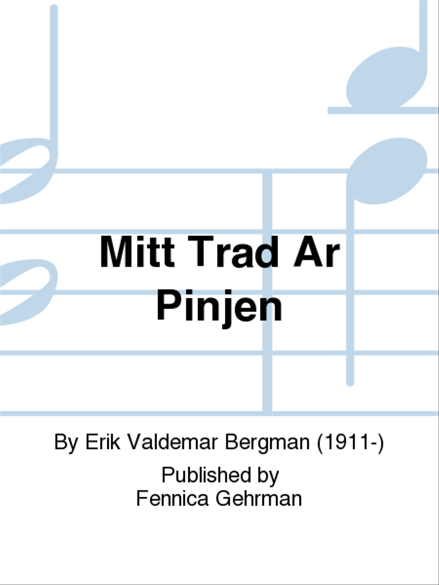 Mitt träd är pinjen Mixed Choir scores gallery preview page 1