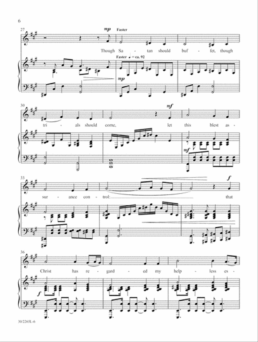 Songs of Comfort and Hope - Medium-low Voice Medium Voice scores gallery preview page 6