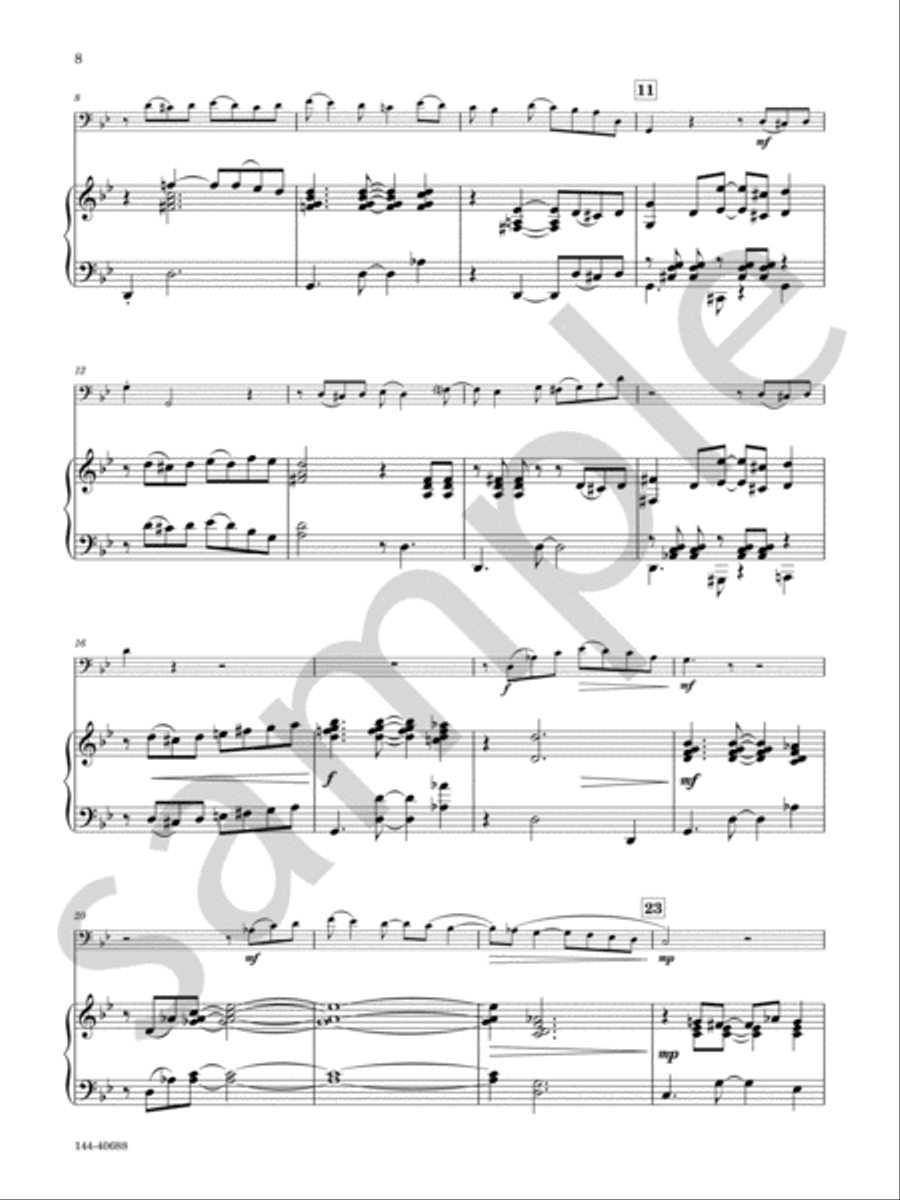 Two Latin Dances Chamber Music scores gallery preview page 7