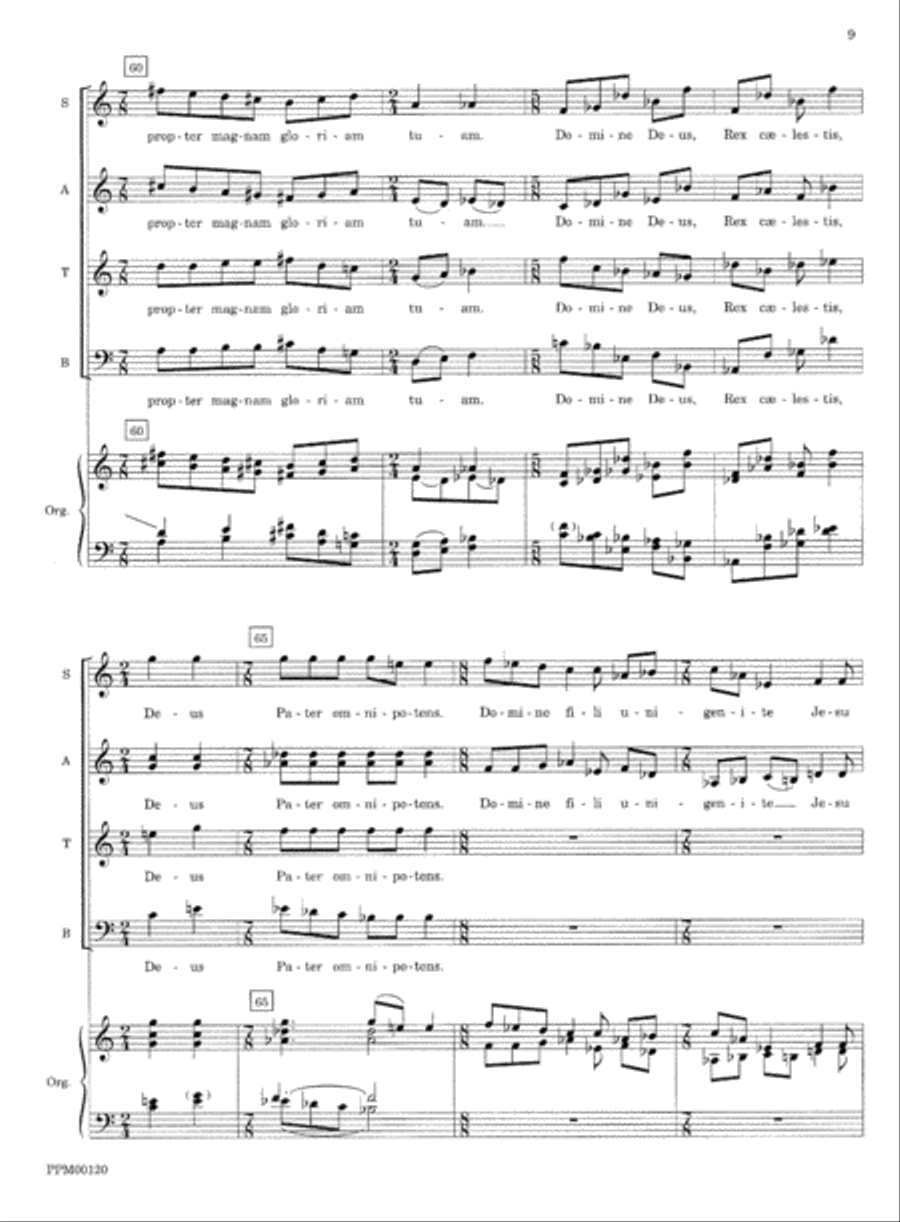 Transfiguration: An Ecumenical Mass Divisi scores gallery preview page 12