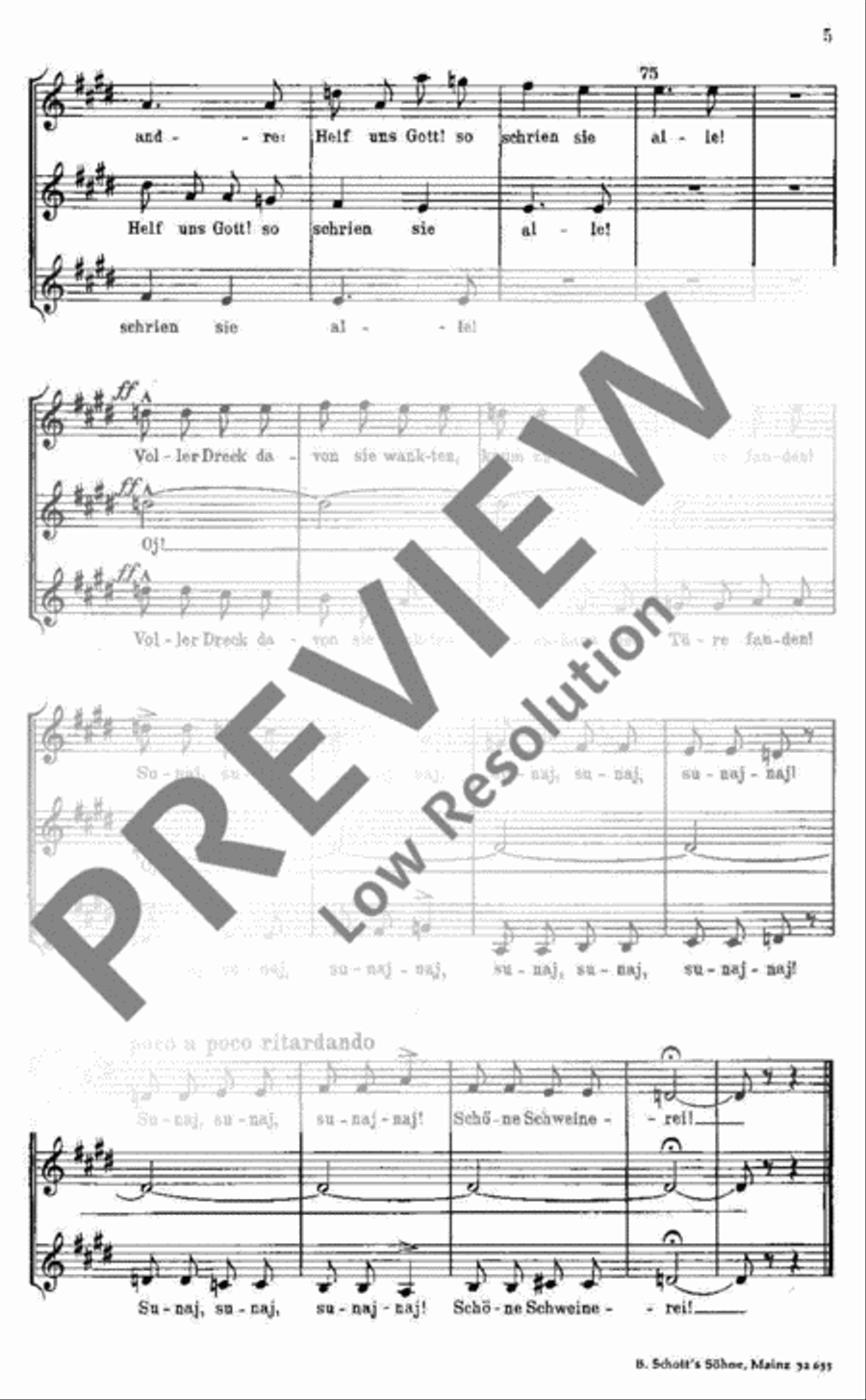 Serbische Volkslieder Serbische Volkslieder Choir scores gallery preview page 6