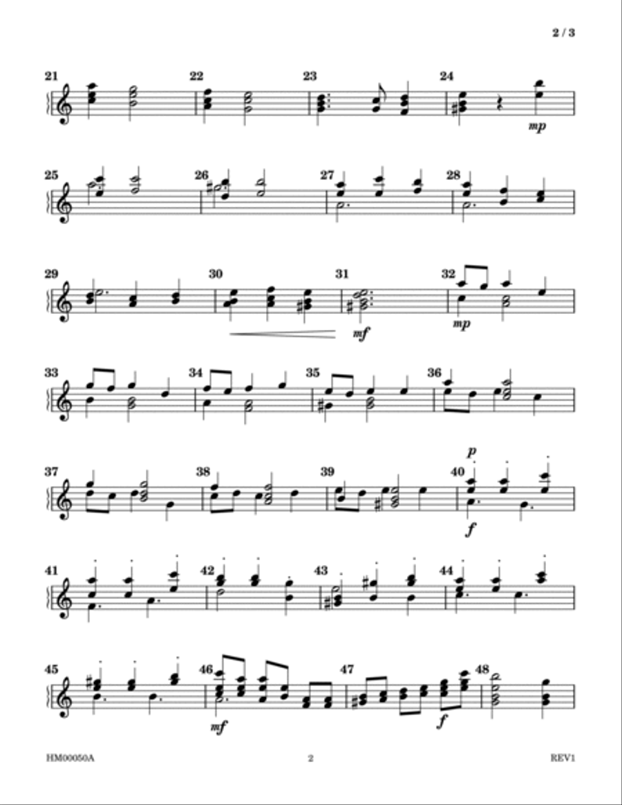Dornenkron Handbell Choir scores gallery preview page 2