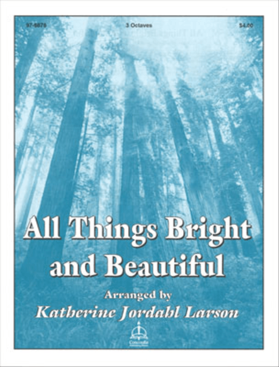 All Things Bright and Beautiful Handbell Choir scores gallery preview page 1