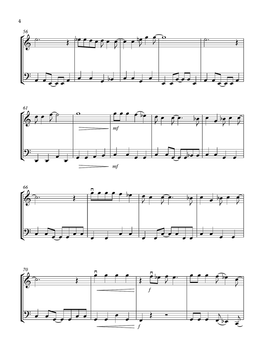 Can't Buy Me Love String Duet scores gallery preview page 4