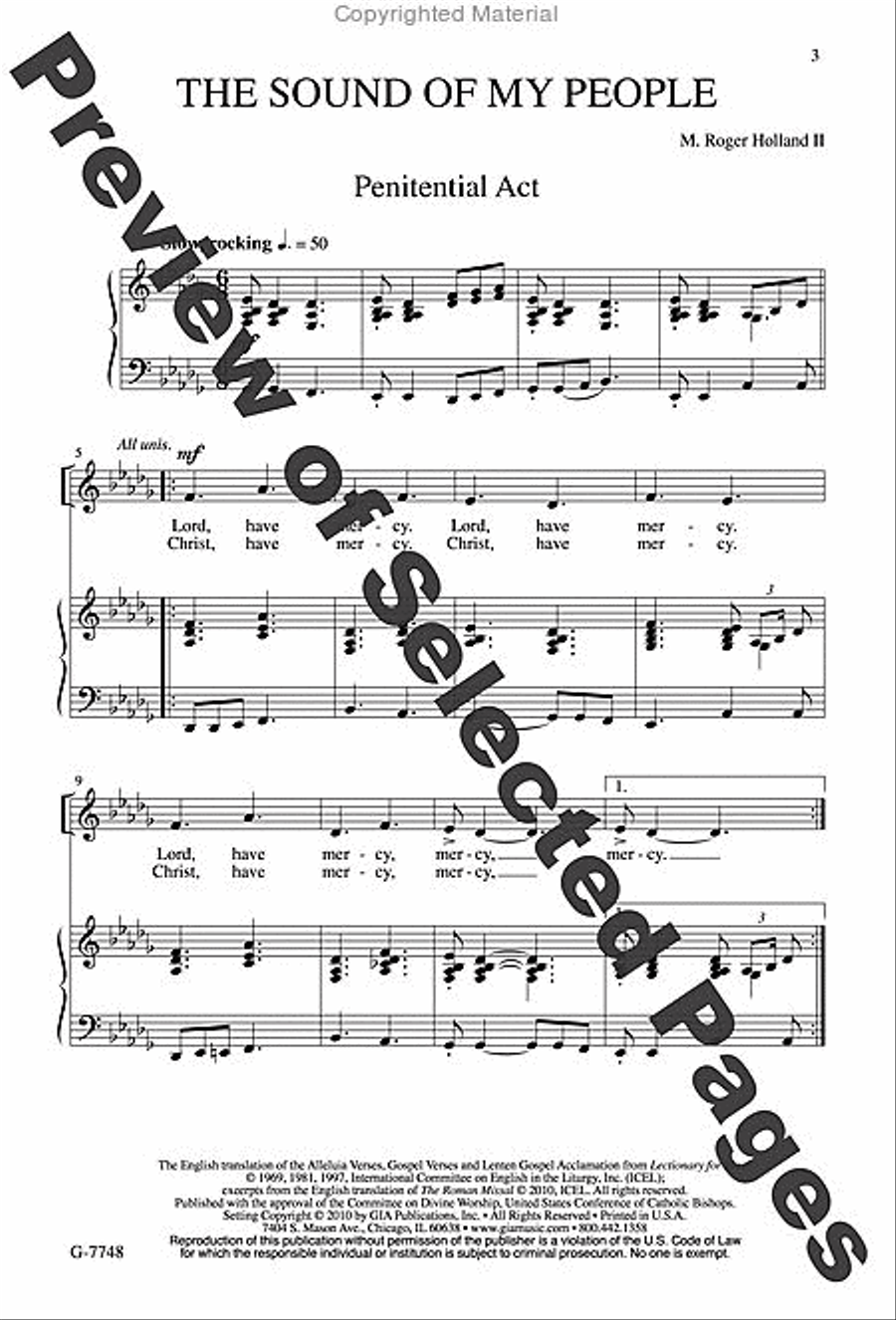 The Sound of My People The Sound of My People CD scores gallery preview page 2