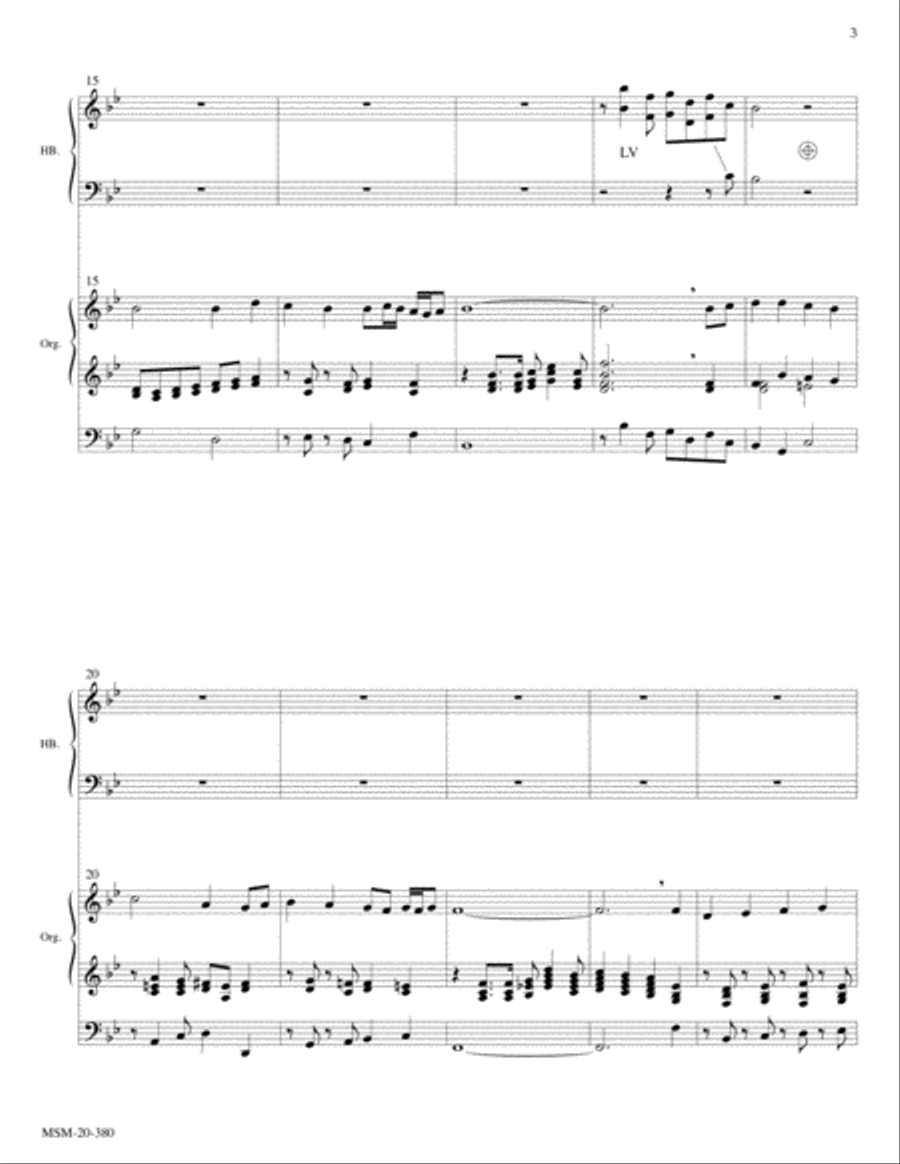 All Glory, Laud, and Honor Choir scores gallery preview page 3