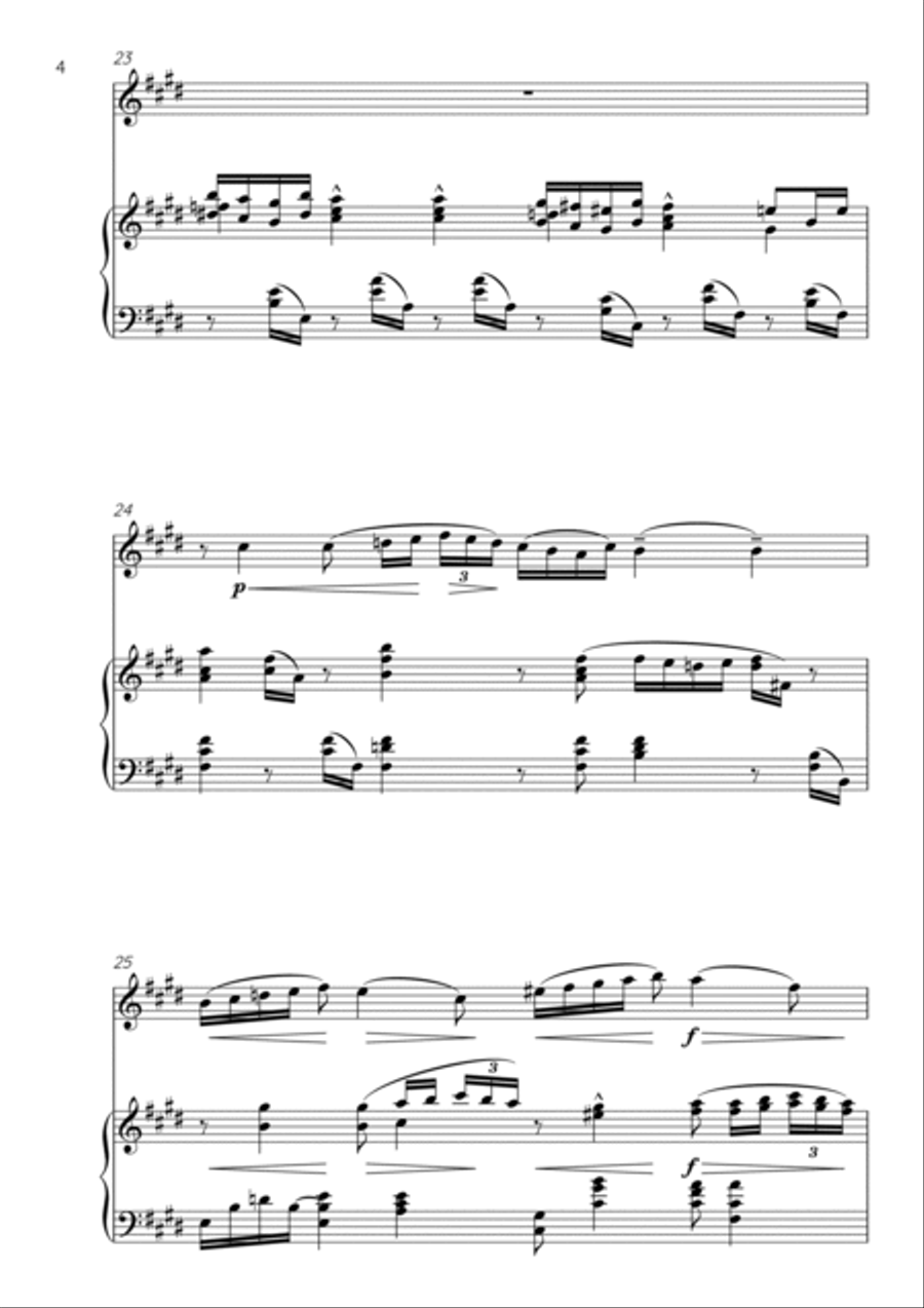 Lament Flute Solo scores gallery preview page 4