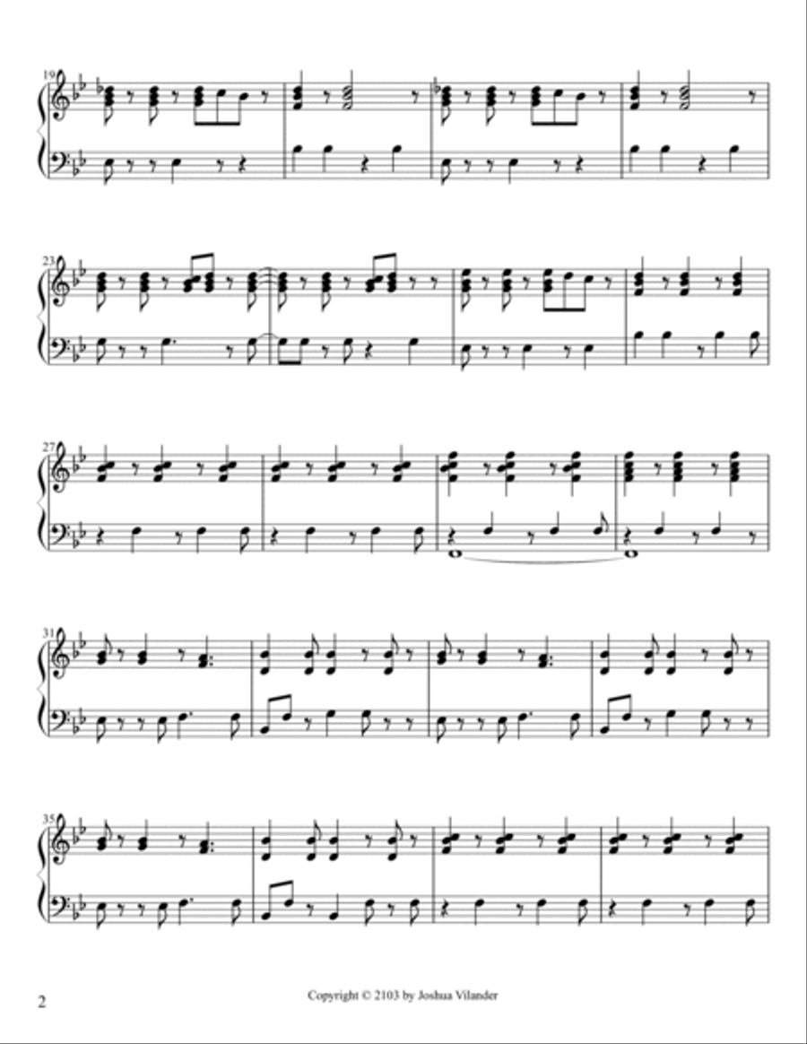 Jazz Lake Piano Solo scores gallery preview page 2