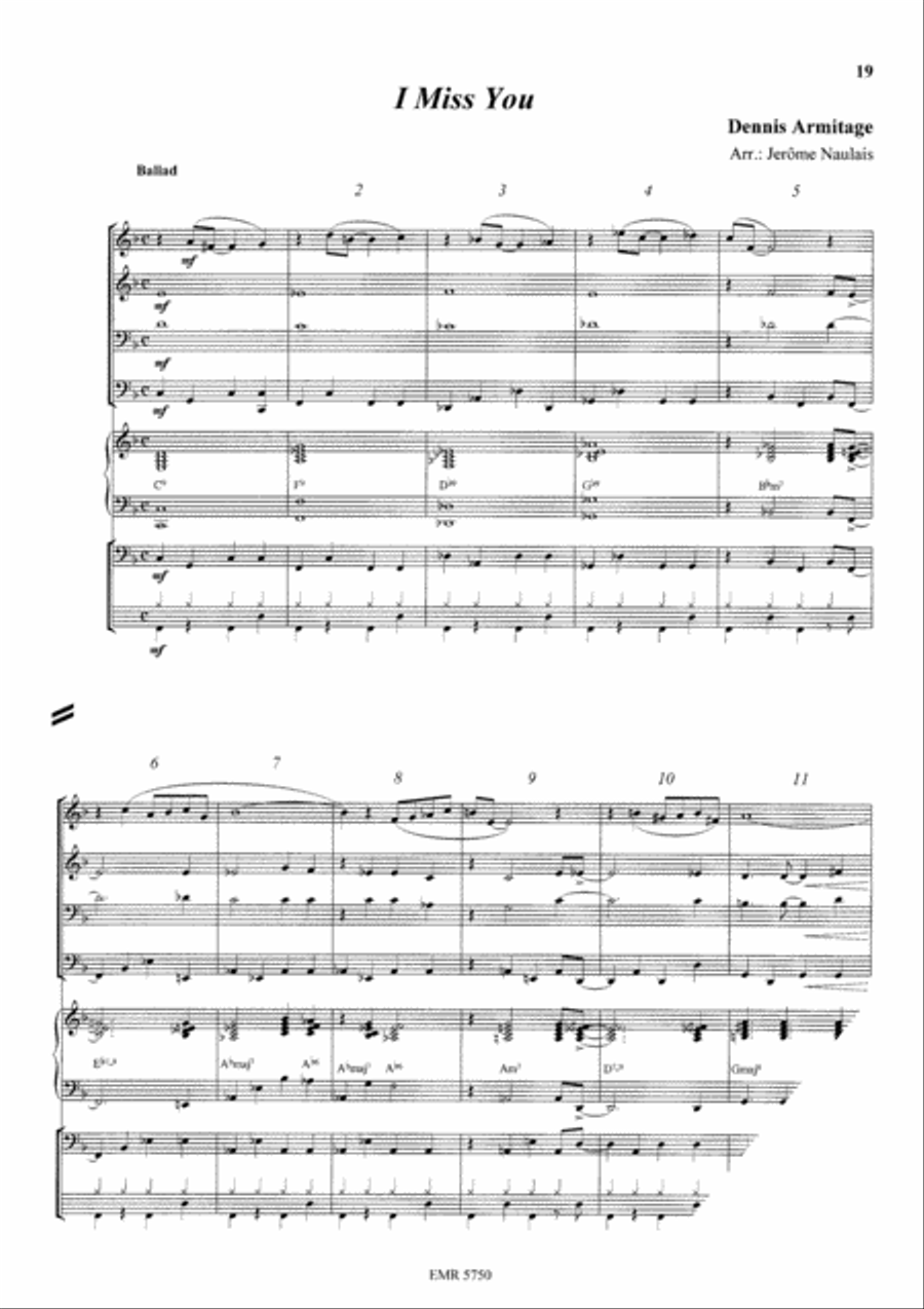 Ballad Concert Band scores gallery preview page 6